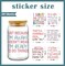 20 Sheets Funny UV DTF Cup Wrap Decals for 16 oz Glass Cups, Waterproof Sarcastic Tumbler Stickers for Water Bottles, Laptops, Phone Cases & DIY Personalized Crafts